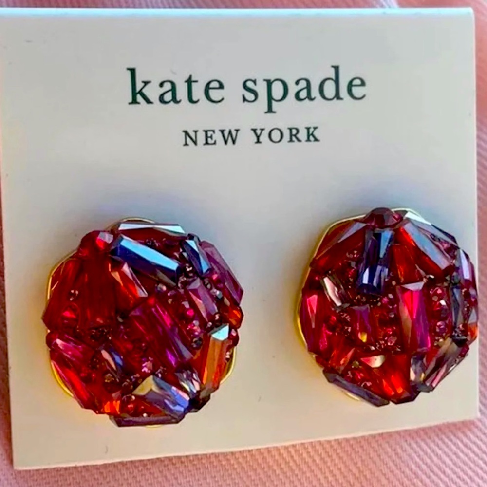 New kate spade Baguette Multicolored Stone Studs - Picture 8 of 11